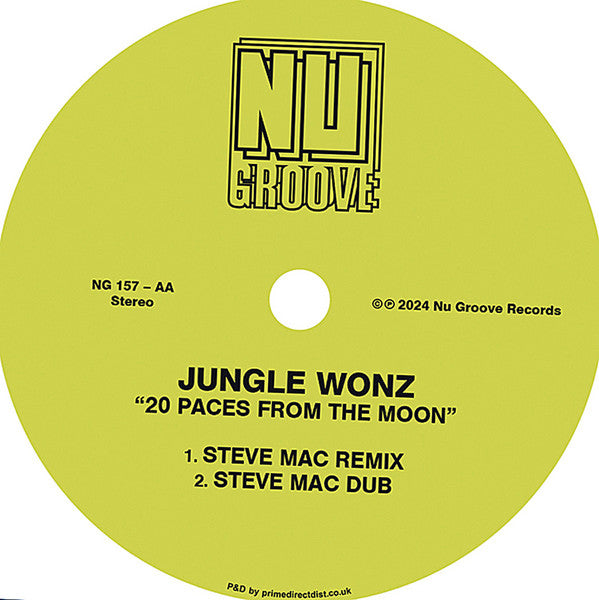 Jungle Wonz – Anybody Out There / 20 Paces From The Moon (12") vinyl record | Paranoise Records