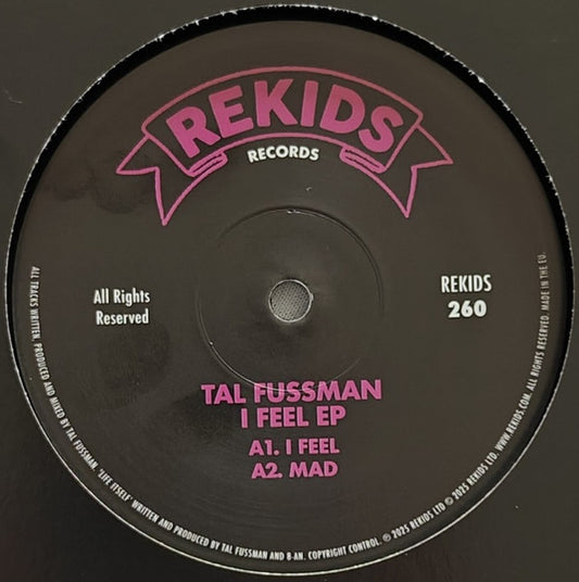Tal Fussman – I Feel EP (12", EP) vinyl record | Paranoise Records