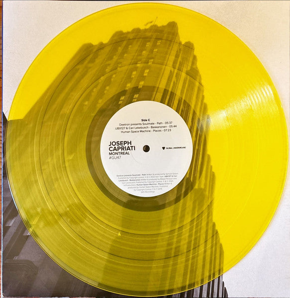 Joseph Capriati – Montreal #GU47 (Comp, Ltd + LP, Blu + LP, Yel + LP, Red) vinyl record | Paranoise Records