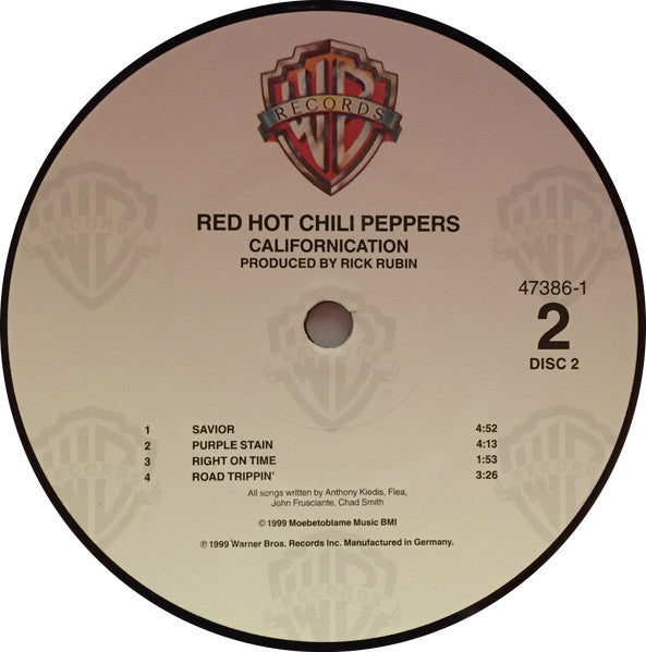 Red Hot Chili Peppers – Californication (2xLP, Album, Ltd, RE, 180) vinyl record | Paranoise Records