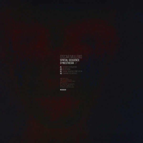 Oscar Mulero - Spatial Sequence Synesthesia EP — back sleeve