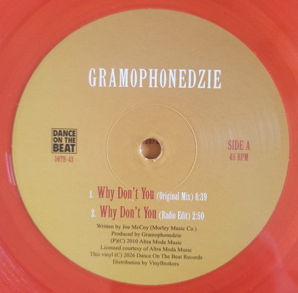 Gramophonedzie – Why Don't You (12", RE, Ora) vinyl record | Paranoise Records
