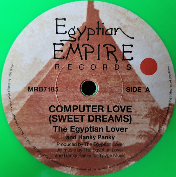 Egyptian Lover And Hanky Panky (2) / Jamie Jupitor – Computer Love (Sweet Dreams) / Computer Power (7", Ltd, RE, Neo) vinyl record | Paranoise Records