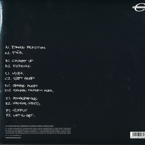 Metro Area - Metro Area — back sleeve