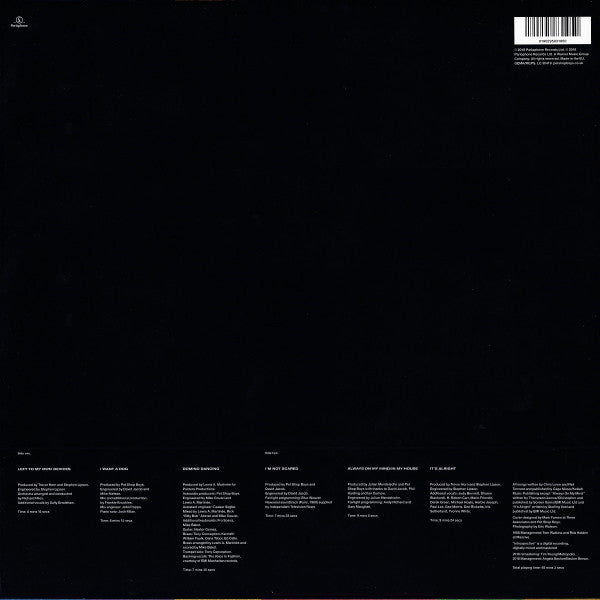 Pet Shop Boys – Introspective (LP, Album, RE, RM, 180) vinyl record | Paranoise Records