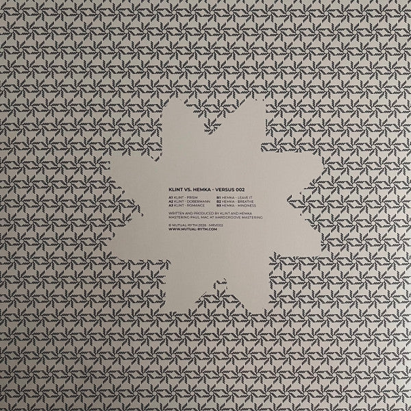 Klint (6) Vs. Hemka - Versus 002 — back sleeve