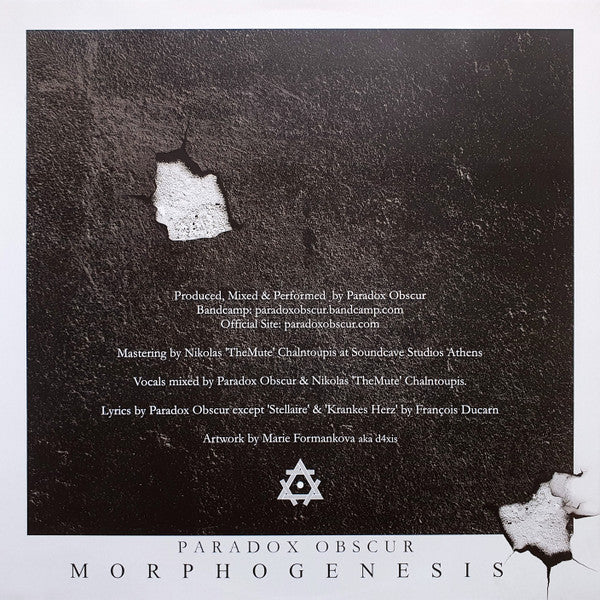 Paradox Obscur – Morphogenesis (LP, Album, Ltd, Sil) vinyl record | Paranoise Records