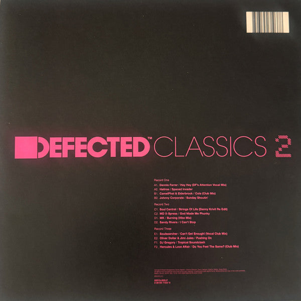 Various – Defected Classics 2 (3x12", Comp) vinyl record | Paranoise Records