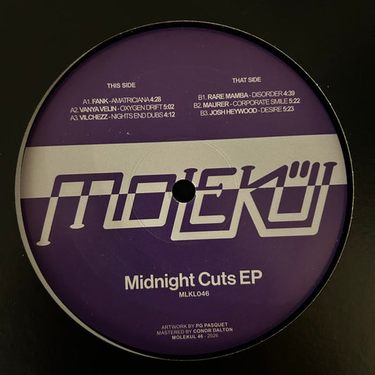 Various – Midnight Cuts EP (12", EP) vinyl record | Paranoise Records