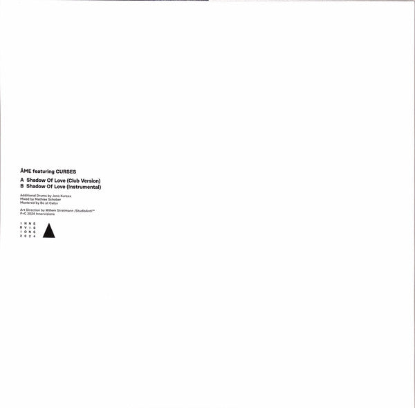 Âme, Curses! - Shadow Of Love — back sleeve