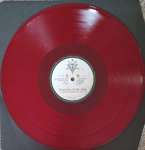 Triumph Of Death – Resurrection Of The Flesh (Triumph Of Death Live, 2023) (2xLP, Album, Ltd, Red + 7", Red) vinyl record | Paranoise Records