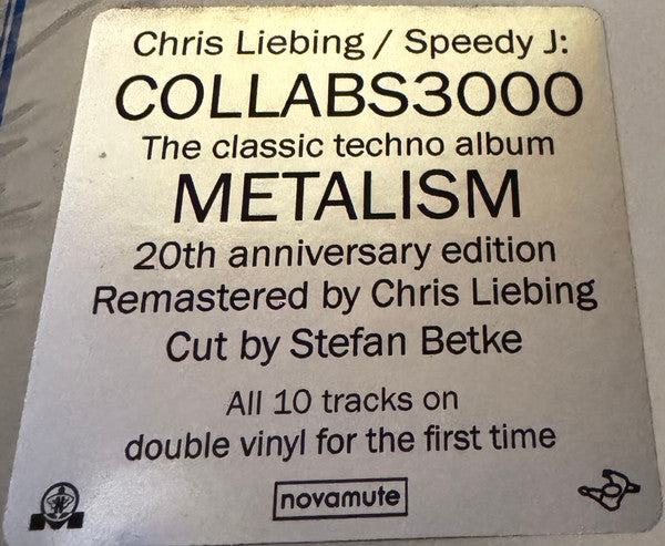 Chris Liebing / Speedy J – Collabs3000 Metalism (2xLP, RE) vinyl record | Paranoise Records