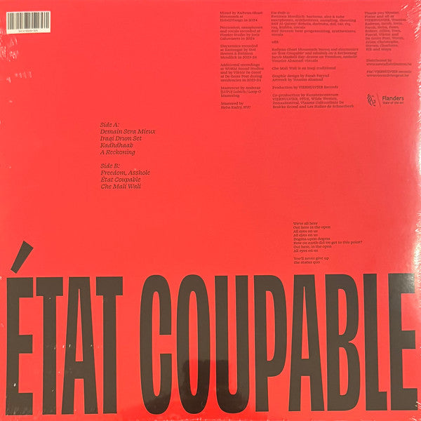 Use Knife – État Coupable (LP) vinyl record | Paranoise Records