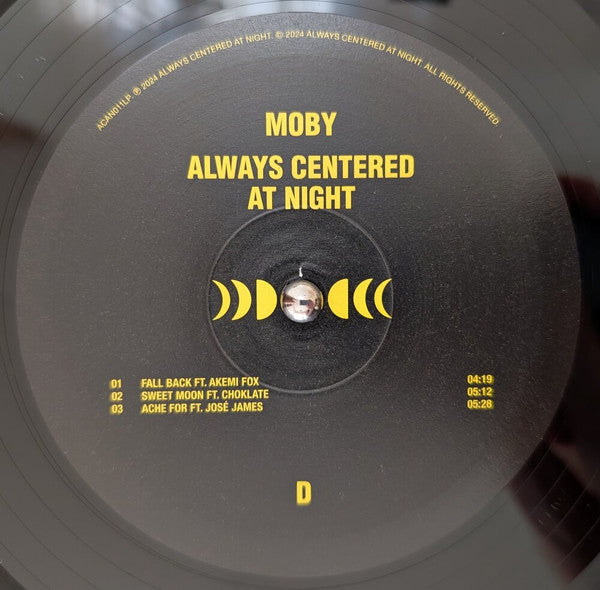 Moby – Always Centered At Night (2xLP, Album, Num) vinyl record | Paranoise Records