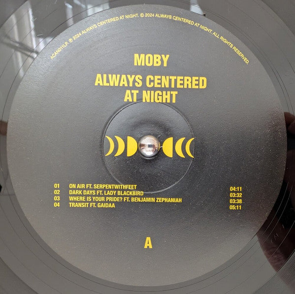 Moby – Always Centered At Night (2xLP, Album, Num) vinyl record | Paranoise Records
