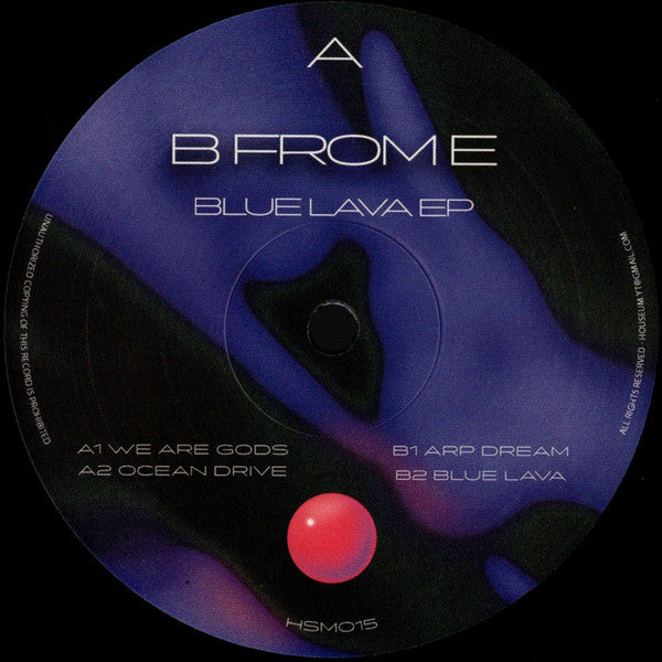 B From E – Blue Lava EP (12", EP) vinyl record | Paranoise Records