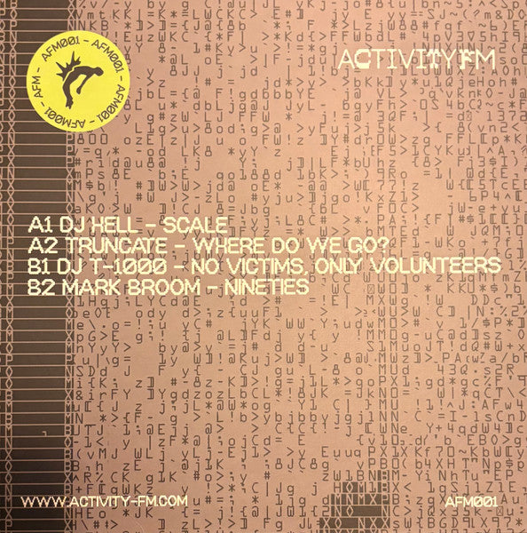 Hell, Truncate, DJ T-1000, Mark Broom – AFM001 (12", Ltd) vinyl record | Paranoise Records