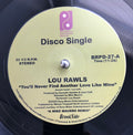 Lou Rawls – You'll Never Find Another Love Like Mine / See You When I Git There (Mike Maurro Remixes) (12") vinyl record | Paranoise Records