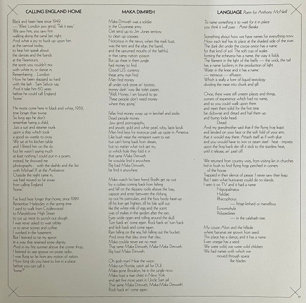Anthony Joseph – The Rich Are Only Defeated When Running For Their Lives (LP, Album, 180) vinyl record | Paranoise Records