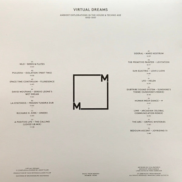 Various – Virtual Dreams (Ambient Explorations In The House & Techno Age, 1993-1997) (3xLP, Comp) vinyl record | Paranoise Records