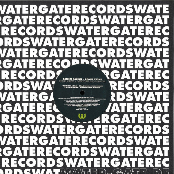 Patrice Bäumel / Adana Twins - Roar Remix / Aufstand Der Massen — back sleeve