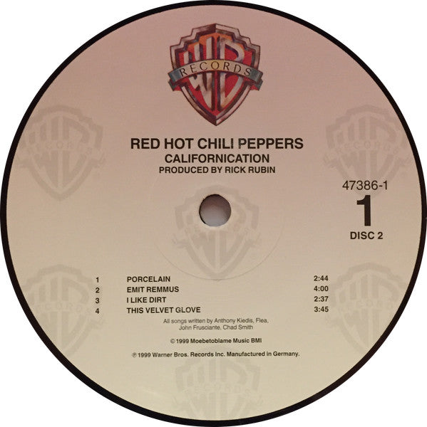 Red Hot Chili Peppers – Californication (2xLP, Album, Ltd, RE, 180) vinyl record | Paranoise Records
