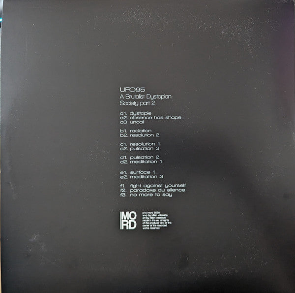 UFO95 – A Brutalist Dystopian Society - Part 2 (3x12", Album) vinyl record | Paranoise Records