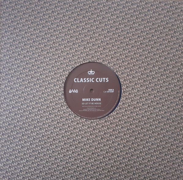 Mike Dunn – So Let It Be House (12", RE, RM, Gol) vinyl record | Paranoise Records