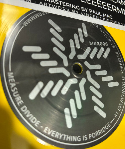 Measure Divide – Everything Is Porridge (10", Yel) vinyl record | Paranoise Records