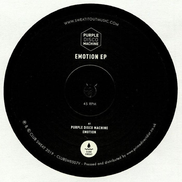 Purple Disco Machine - Emotion EP — back sleeve