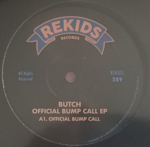 Butch - Official Bump Call EP — front sleeve