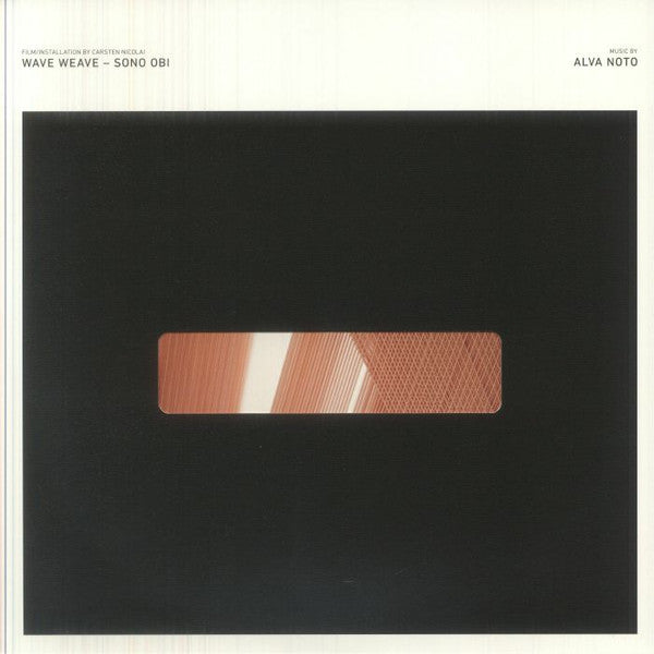 Alva Noto - Wave Weave - Sono Obi — front sleeve