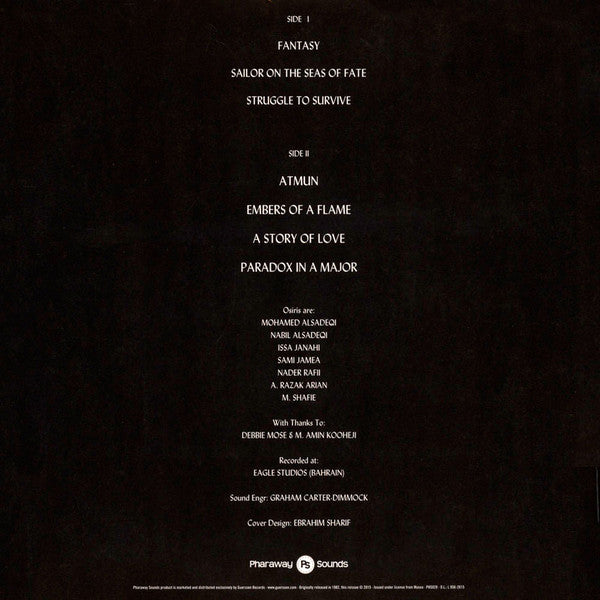 Osiris – Osiris (LP, Album, RE) vinyl record | Paranoise Records