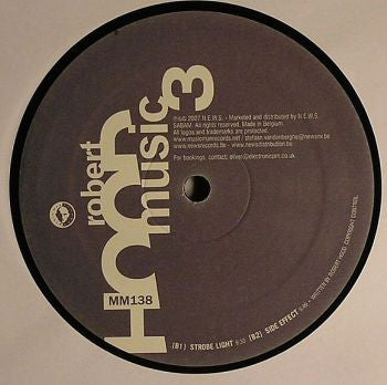 Robert Hood – Hoodmusic 3 (12") vinyl record | Paranoise Records