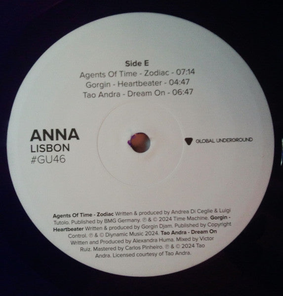 DJ Anna – Lisbon #GU46 (3xLP, Comp, Gre) vinyl record | Paranoise Records