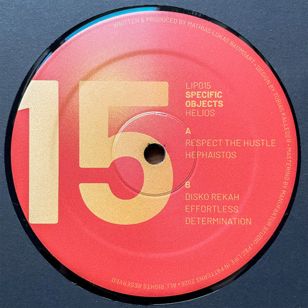 Specific Objects - Helios — back sleeve