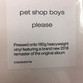 Pet Shop Boys – Please (LP, Album, RE, RM, 180) vinyl record | Paranoise Records