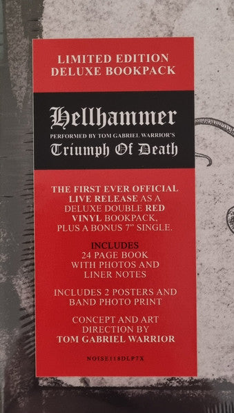 Triumph Of Death – Resurrection Of The Flesh (Triumph Of Death Live, 2023) (2xLP, Album, Ltd, Red + 7", Red) vinyl record | Paranoise Records