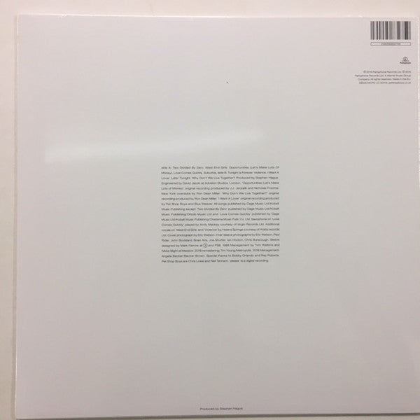 Pet Shop Boys – Please (LP, Album, RE, RM, 180) vinyl record | Paranoise Records