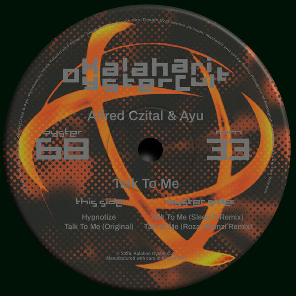 Alfred Czital & Ayū – Talk To Me (12") vinyl record | Paranoise Records