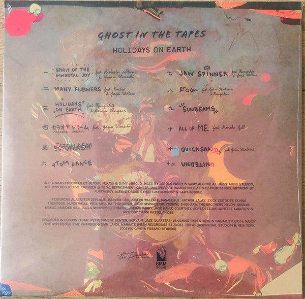 Ghost In The Tapes - Holidays On Earth — back sleeve