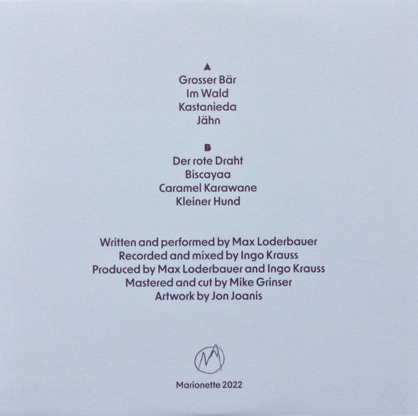 Max Loderbauer – Petrichor (LP, Album, 180) vinyl record | Paranoise Records