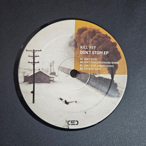 Kill Ref - Don't Stop! EP — back sleeve