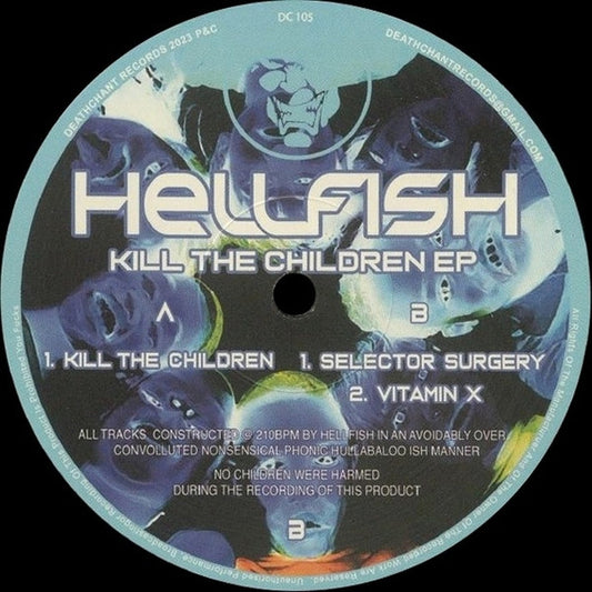 Hellfish – Kill The Children EP (12", EP) vinyl record | Paranoise Records