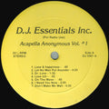 Various – Acapella Anonymous Vol. #1 (LP, Comp, Unofficial) vinyl record | Paranoise Records