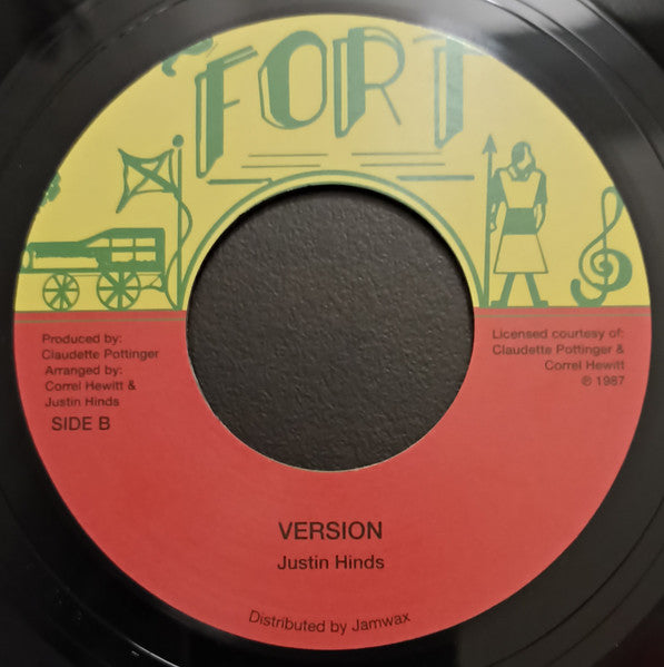Justin Hinds – Marcus Tradition (7", RE) vinyl record | Paranoise Records