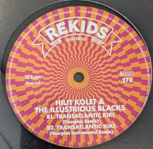 Hilit Kolet & Illustrious Blacks, The – Transatlantic Kiki (12", Single) vinyl record | Paranoise Records