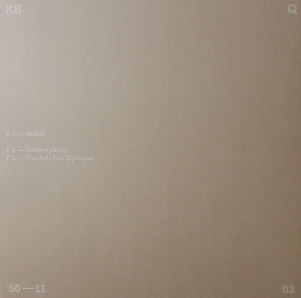 Kasper Bjørke Quartet – The Fifty Eleven Project (3xLP, Album, Ltd, Cle + Box) vinyl record | Paranoise Records
