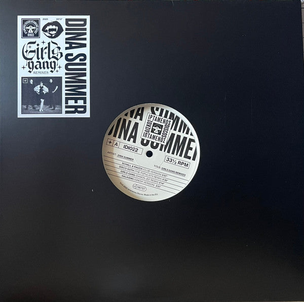 Dina Summer - Girls Gang Remixes — back sleeve