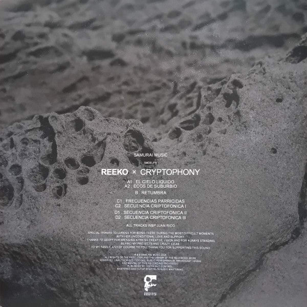 Reeko – Cryptophony (2xLP, Album, Ltd, Bro) vinyl record | Paranoise Records